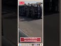 पालड़ी जोड़ पुलिया पर पलटा केमिकल टैंकर, बड़ा हादसा टला