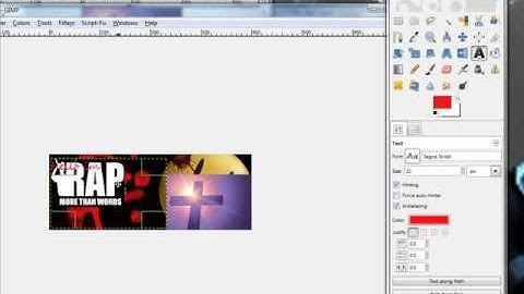 Tutorial on how to make an animated signature using GIMP