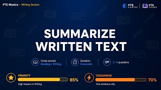 PTE Summarize Written Text Secret Connectors | One-Sentence Masterclass