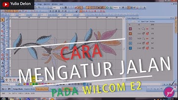 Belajar Wilcom E2 (Part 10) Cara mengatur jalan  pada Wilcom E2