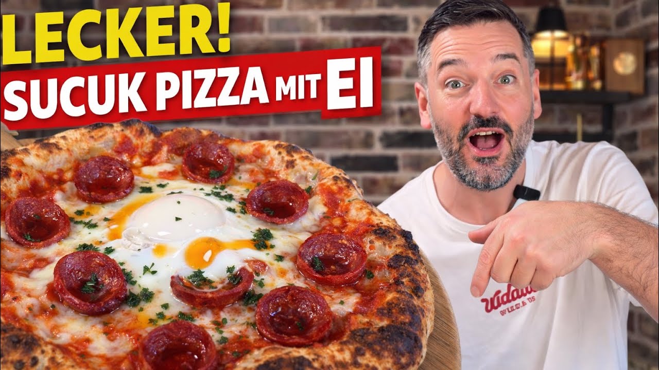 Diese Sucuk-Pizza mit Ei hat mich umgehauen! 🤯 | Rezept von einem Zuschauer