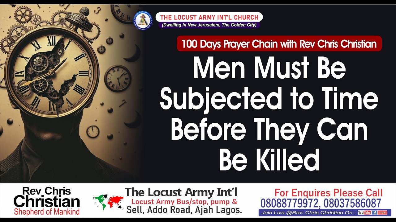 Rev Chris Christian | Men Must Be Subjected to Time Before They Can Be Killed
