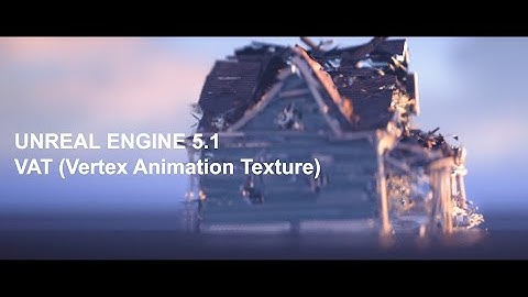 Unreal Engine 5.1: Stunning VAT (Vertex Animation Texture) House Destruction | Anamorphic lens