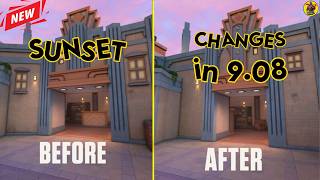 VALORANT Sunset Map Changes in Patch Notes 9.08 | VALORANT Update | @AvengerGaming71