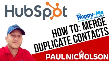 How To Merge Duplicate Contacts In Hubspot CRM