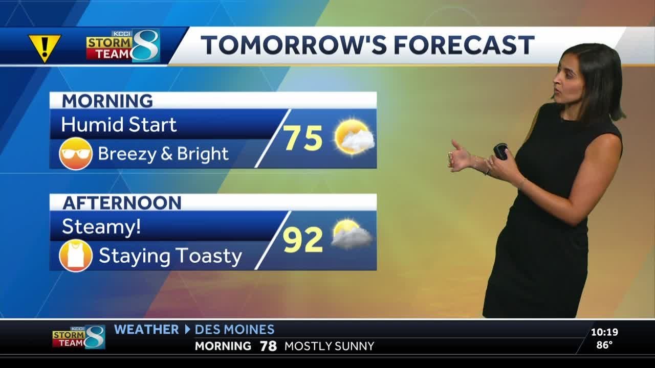 Iowa weather: The heat sticks around and brings strong storm chances ...