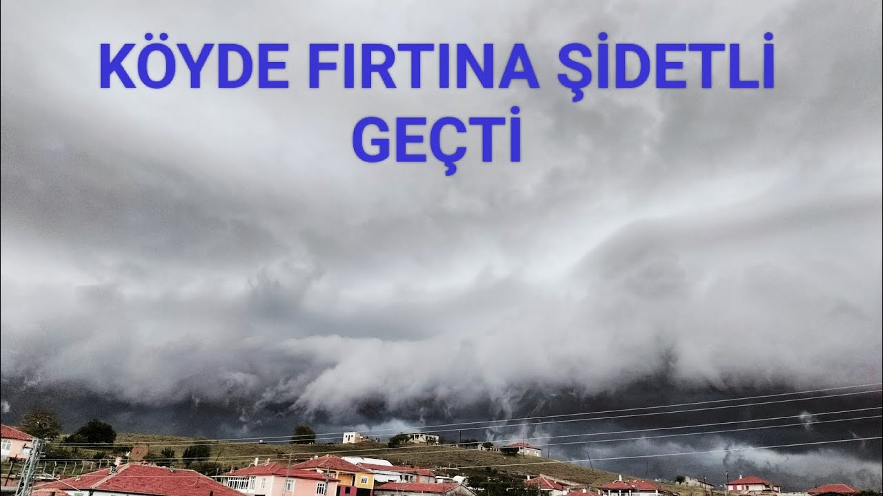 KÖYDE DOLU YAĞMUR SEL ÇOK SERT GEÇTİ