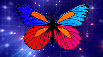 Kaleidoscope - Numbers, Number Numerals, and Number Words 1 (One) through 20 (Twenty)