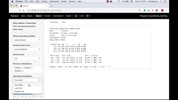 Radiant Tutorial Series: Hypothesis Testing Video 4
