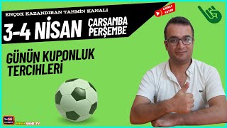 3-4 Nisan İddaa Tahminleri