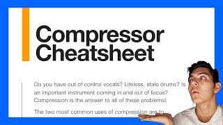 Compessors Explained Simply   Cheatsheet
