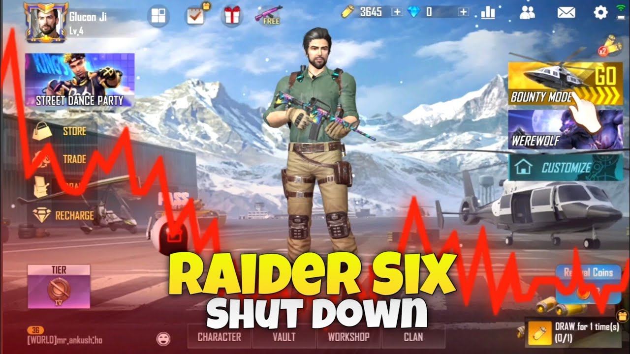 Raider Six Shut Down