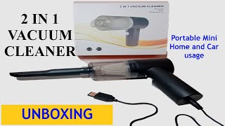 2IN1 VACUUM CLEANER portable mini home and car