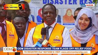 WYCLIFFE OPARANYA SPEAKS AHEAD FLAGGING OFF RELIEF FOOD TO FLOOD VICTIMS!