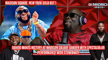 Davido makes history at Madison Square Garden with spectacular performance with Stonebwoy