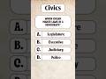 Think Civics Is Boring? Answer This 😉 #shorts #explore #viral #competitiveexams #shortvideo