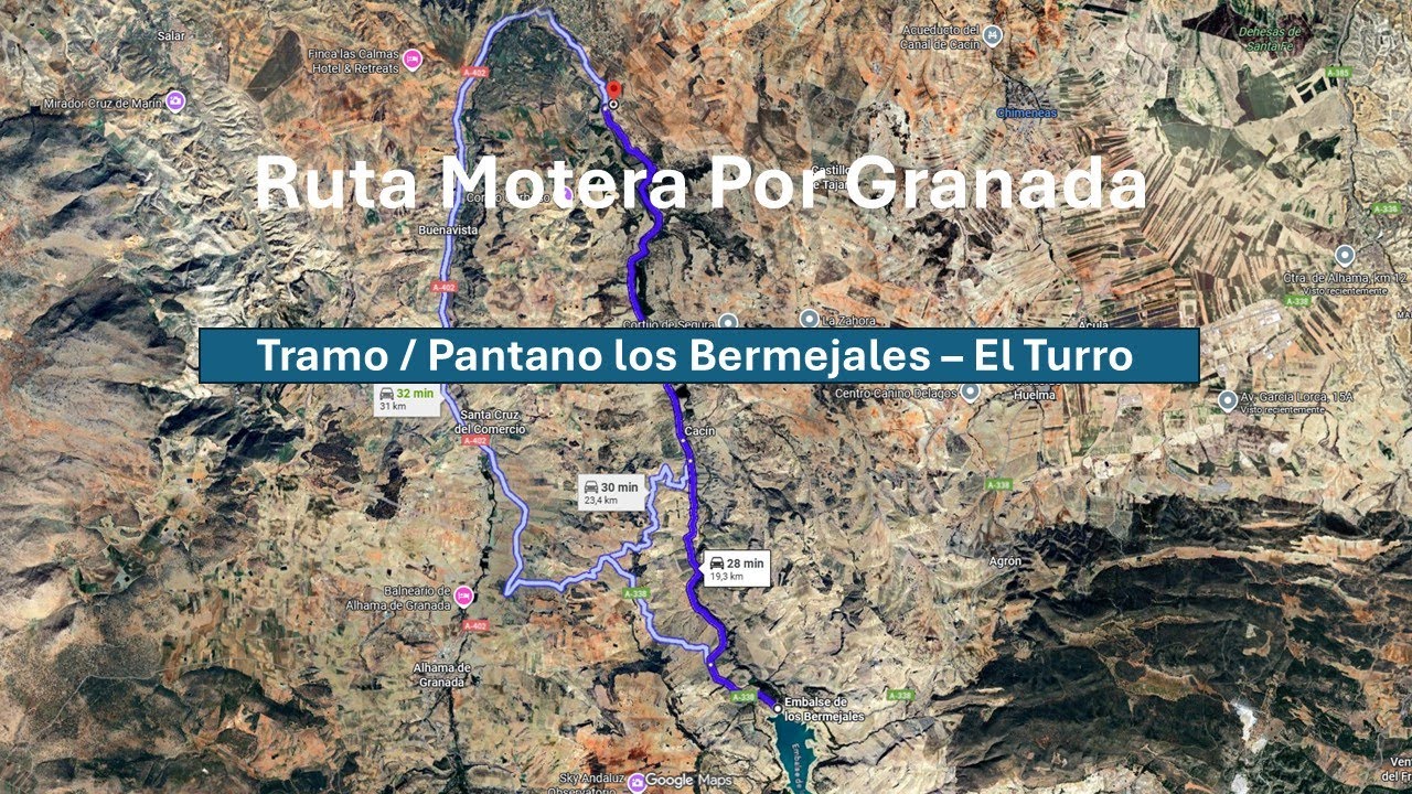 (Pantano de los Bermejales) Ruta Motera Tramo / Pantano de los Bermejales - El Turro