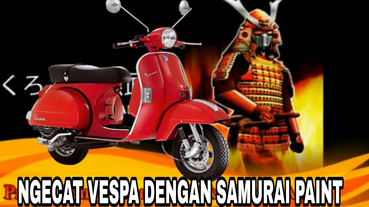 Cat vespa pakai samurai YouTube Cat vespa pakai samurai YouTube