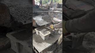 利用模型制作水泥板,好的工艺和工具可以提高工作效率#shorts