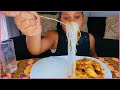 Chicken wings vermicelli mukbang