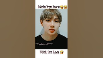 Main kya karu🤣🤣|wait for last 😂 #shorts #bts #taekook #taekookff #jungkook #taehyung