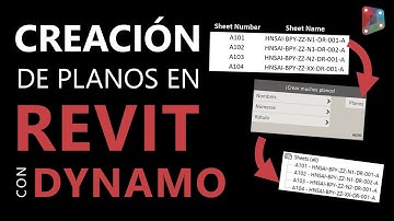 ✅ ¡Crear PLANOS en Revit con Dynamo de forma MASIVA!