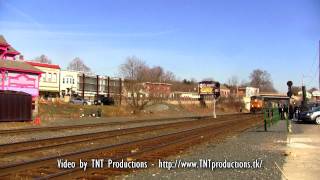 Hd Watching Csx Freight Trains At The Steaming Tender In Palmer, Ma