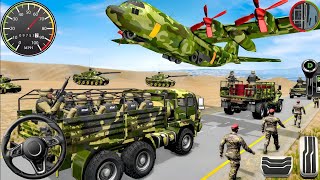 Army Truck Driving Cargo Games - US Offroad Army Truck Driving 3D 2025 - Android Gameplay screenshot 3