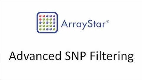 DNASTAR - Advanced Multi-Sample SNP Filtering