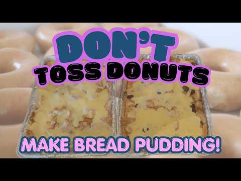 Stop Wasting Donuts! Easy Bread Pudding Hack You NEED to Try