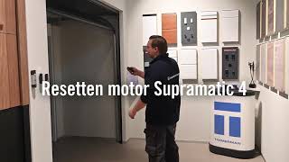 Resetten motor Supramatic