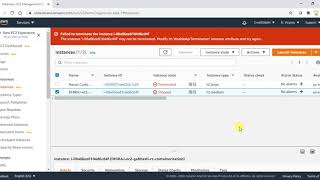 AWS EC2 instance - Enabling termination protection and Terminating an instance