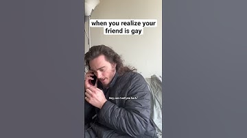 when you realize your friend is gay #shorts #comedy #funny
