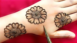 Very beautiful back hand mehndi design | easy arabic mehndi | simple mehndi | mehndi design | Mehndi