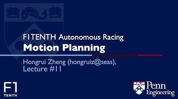 F1TENTH Autonomous Racing: Motion Planning