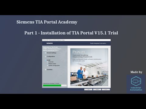 Siemens TIA Portal Academy - Part 1 Installation of Portal V15.1