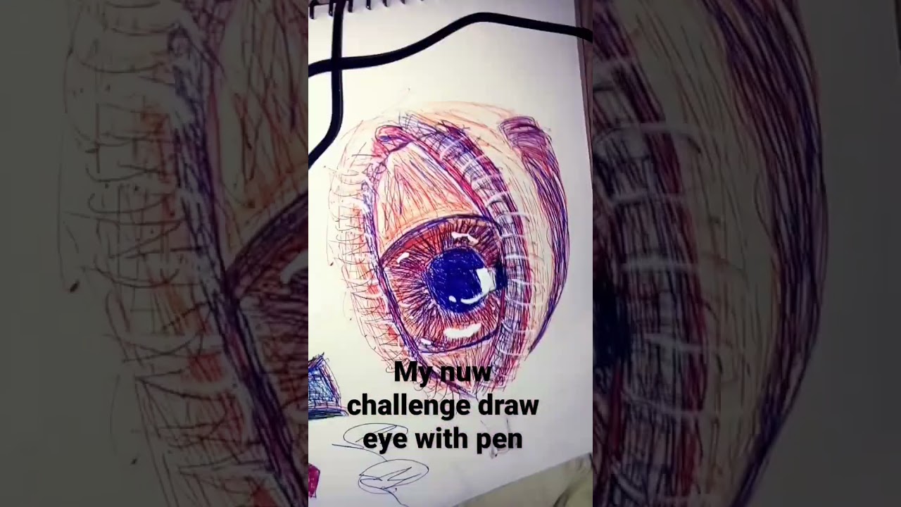 my new trying eyes with pen shorts