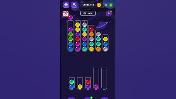 Ball Sort Master Game Level - 148 Without Boosters | Puzzle Games #entertainment #puzzle #games