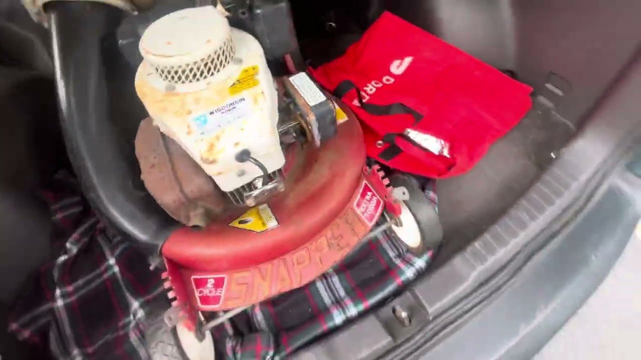 Краткий обзор моей двухтактной газонокосилки Snapper с двигателем Wisconsin Robin из 80-х годов