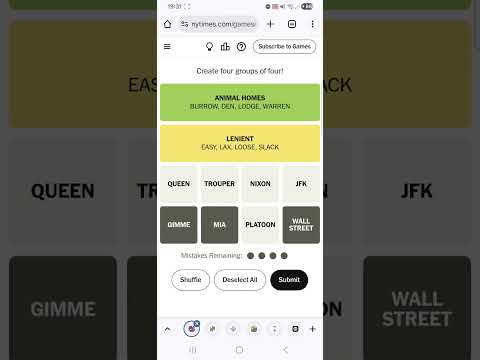 Connections Find 4 Groups Of 4 23 Nov 25