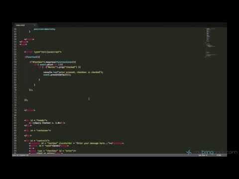 jQuery and AJAX Tutorials Adding more Chat Features