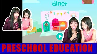 Sago MINI World Diner gameplay | Learn and play with Ella and Mommy screenshot 2