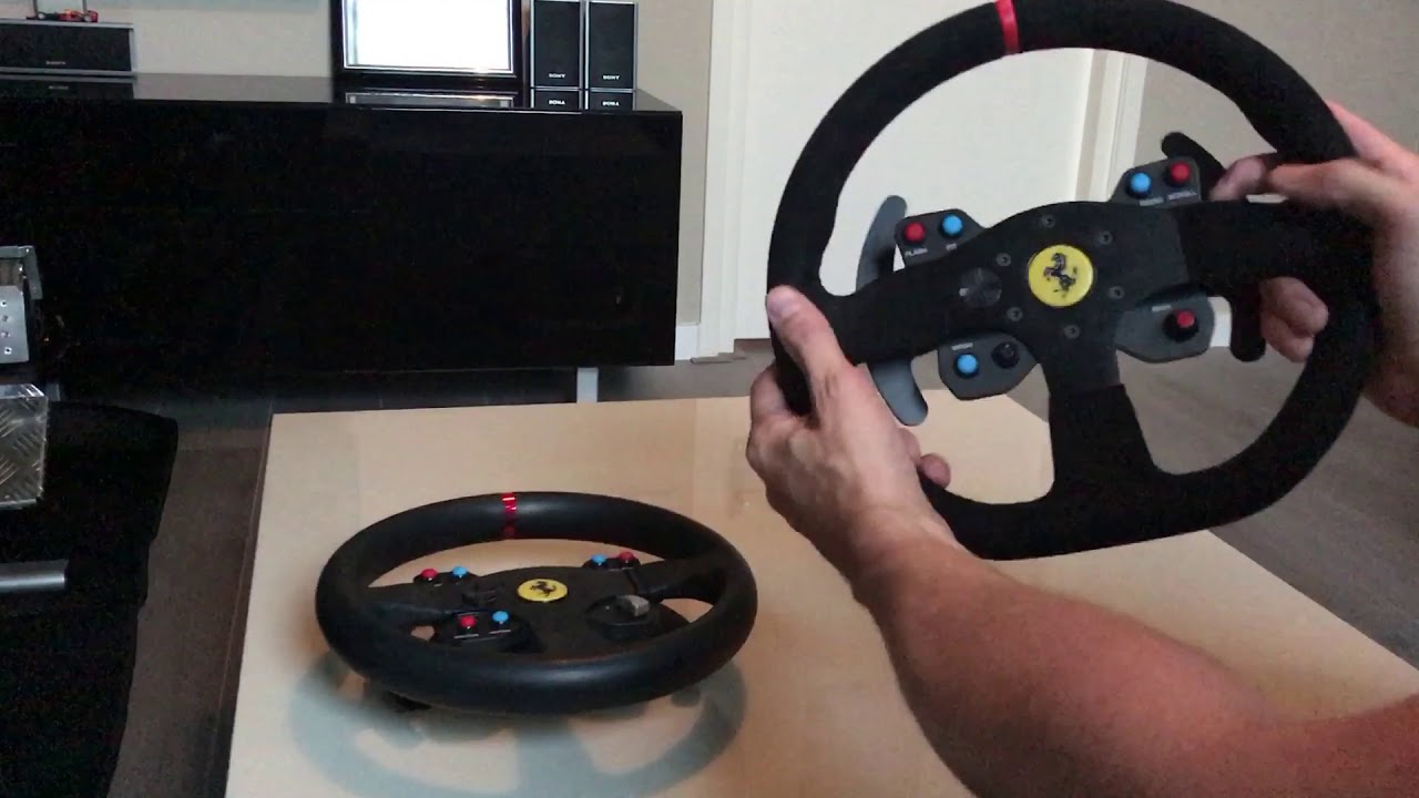 Thrustmaster Ferrari Gte Vs Ferrari 599x Alcantara Youtube