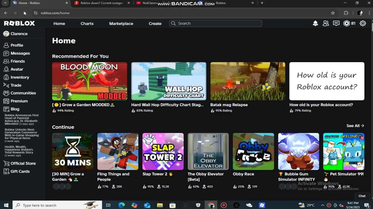 Roblox Is Down Website Not Working Bruh YouTube 