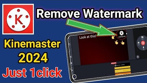 kinemaster watermark ko kaise remove kare||kinemaster logo kaise hataye video se||kinemaster