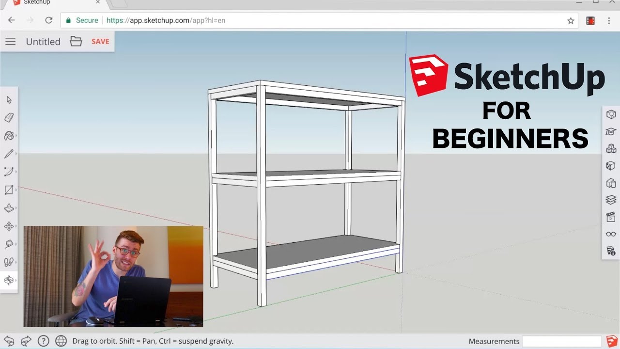 How To 3d Model Furniture In Sketchup Sketchup For Woodworking Youtube
