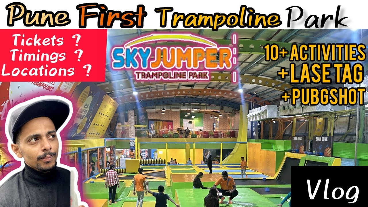 Pune First Trampoline Park Skyjumper In Pune Vlog Visit Most Fun