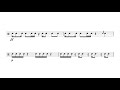 Snare solo - INTERACTIVE Sight Reading Practice for Drums - PLAY ALONG EXERCISE