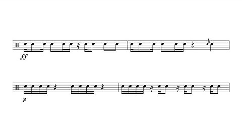 Snare solo - INTERACTIVE Sight Reading Practice for Drums - PLAY ALONG EXERCISE