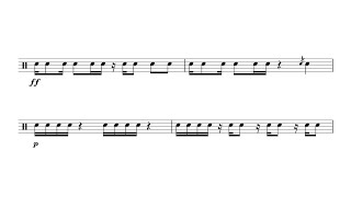 Snare solo - INTERACTIVE Sight Reading Practice for Drums - PLAY ALONG EXERCISE